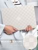Picture of Seorsok Compatible with MacBook Pro 13 inch Case M2 2023,2022,2021-2016 A2338 M1 A2251 A2289 A2159 A1989 A1708 A1706,Elegant Leather Plastic Hard Case&Transparent Keyboard Cover,Beige Leather