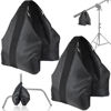Picture of NVAAV 120LB Large Sandbags for Photography Set of 2, Heavy-Duty 1680D Oxford, Zipper Closure with Nylon Handle, Video Film Props Weight Sandbag for Backdrop Stand, Light Brackets, Tripods, Boom Arms