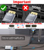 Picture of THANDBLE DisplayPort to Dual HDMI Adapter (4K@60Hz) DP to HDMI Splitter for Dual Monitors Extended Display MST Display Port to HDMI 1 in 2 Out Hub for PC, Graphics Card