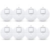 Picture of EVA LOGIK Modern Ultra-Thin Window Alarm with Loud 120dB Alarm and Vibration Sensors Compatible with Virtually Any Window, Glass Break Alarm Perfect for Home, Office, Dorm Room- 8 Pack