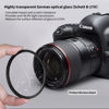 Picture of NESCL 67mm UV Protection Filter 30 Multi-Layer Coatings HD Optical Glass/Ultra-Slim Brass Frame/Low Reflection/Scratch Resistant Ultraviolet UV Filter for 77mm Camera Lens