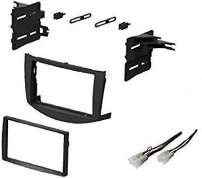 Picture of ASC Audio Car Stereo Dash Install Kit and Wire Harness for Installing an Aftermarket Double Din Radio for 2006 2007 2008 2009 2010 2011 Toyota RAV4 RAV 4 - No Factory Premium Amp/JBL