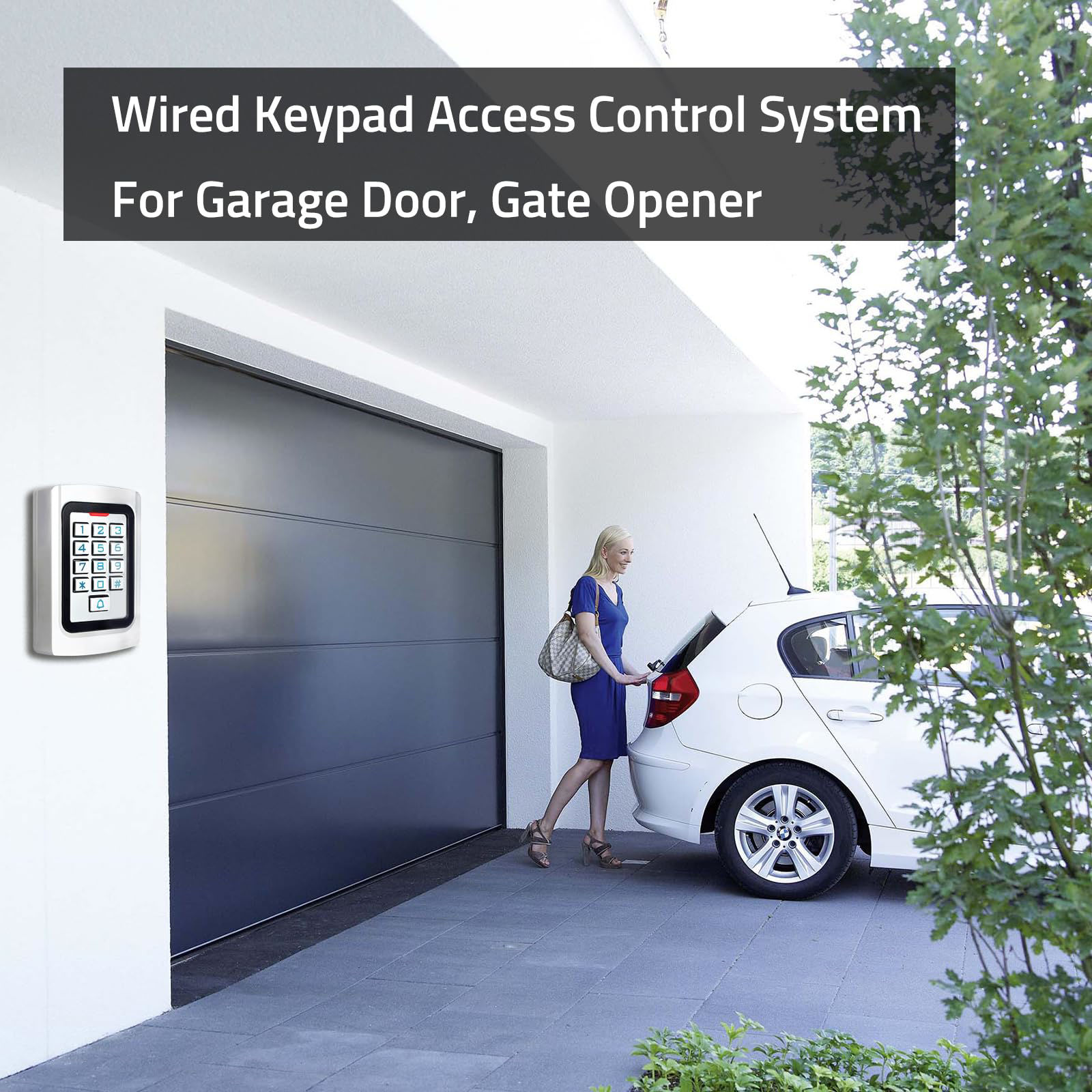 GetUSCart- Access Control Keypad, Universal 12V 24VDC All Metal Case ...