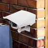 Picture of Angoily Universal Sun Rain Shade - Survielance Camera Shield Cover Camera Top Protection Monitor Guard Doorbell Cover for Sun Rain Bad Weather for Ring Dome Bullet White