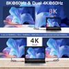 Picture of Rerwelin 6.6 FT for Thunderbolt 4 Cable 240W, 40Gbps USB 4 Cable with PD 3.1, 8K@60Hz, 4K@144Hz USB C Cable for iPhone 15 Pro/15 Pro Max, Thunderbolt 3, Docking, eGPU, SSD, Surface Pro, MacBook Pro