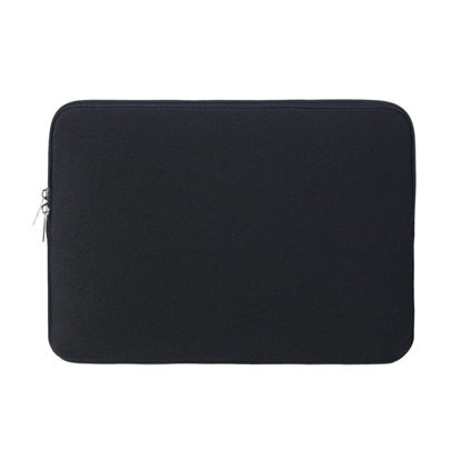 Picture of RAINYEAR 14 Inch Laptop Sleeve Case Protective Soft Padded Zipper Cover Carrying Computer Bag Compatible with 14" Notebook Chromebook Tablet Ultrabook (Black)