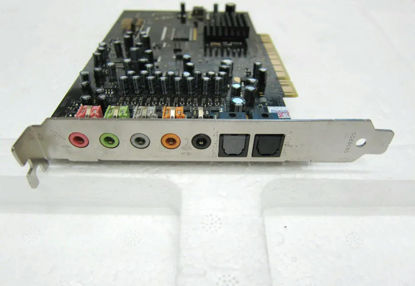 Picture of QYYVVRZQZ for Creative X-Fi Xtreme Music SB0770 7.1 Sound Card Fiber Sound Card, Working Good