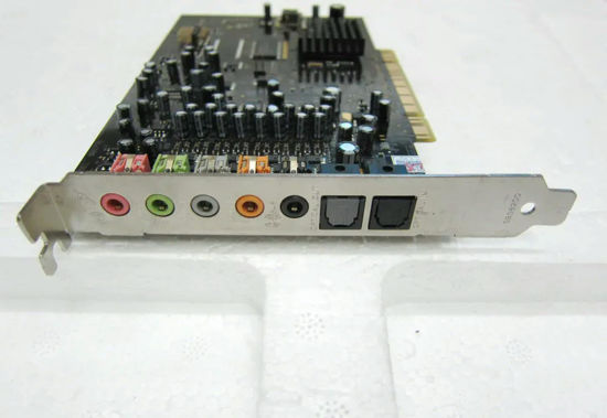 Picture of QYYVVRZQZ for Creative X-Fi Xtreme Music SB0770 7.1 Sound Card Fiber Sound Card, Working Good