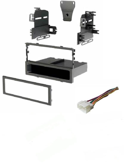 Picture of Single DIN Car Stereo Install Kit and Wire Harness Made for Honda: 1998-2002 Accord, 1999-2000 Civic, 1996-2006 CR-V, 2003-2004 Element; 05-11 Element (LX Trim only), 99-04 Odyssey, 99-01 Prelude