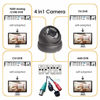 Picture of Analog CCTV Camera HD 1080P 4-in-1 (TVI/AHD/CVI/CVBS) Security Dome Camera Outdoor, 2.8mm-12mm Manual Focus/Zoom Varifocal Lens, Weatherproof Metal Housing 36 IR-LEDs Day & Night Monitoring (Grey)