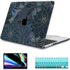 Picture of Mektron for 2024 M3 MacBook Air 13.6 Inch A3113 Case Fits 2022 2023 A2681 M2 Chip with Liquid Retina Display Touch ID, Printed Plastic Hard Shell Cover for MacBook Air 13.6", Dahlia Flower C035