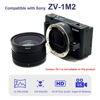 Picture of FOTOZ 49mm 0.75x Wide Angle Lens, for Sony Vlogcam ZV-1 II Accessories, 2 in 1 HD Wide & Macro Conversion Lens with Extension Tube, Bayonet Mount Lens Adapter