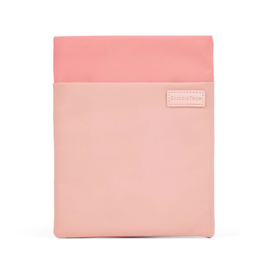 Picture of StickieTech Kindle Sleeve Pouch | Water-Resistant Material | Compatible with Kindle Basic 6" & Kindle Paperwhite 6.8" | Padded Case with 2 Hidden Zippered Pockets | Gifts for Kindle Readers (Blush)