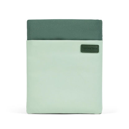 Picture of StickieTech Kindle Sleeve Pouch | Water-Resistant Material | Compatible with Kindle Basic 6" & Kindle Paperwhite 6.8" | Padded Case with 2 Hidden Zippered Pockets (Evergreen)