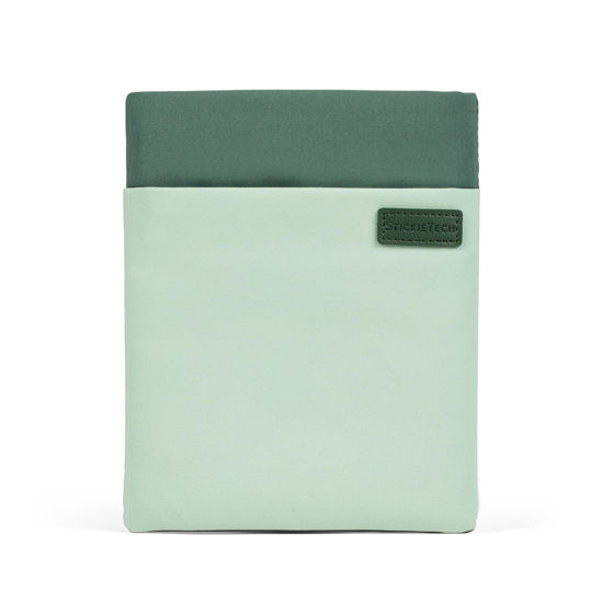 Picture of StickieTech Kindle Sleeve Pouch | Water-Resistant Material | Compatible with Kindle Basic 6" & Kindle Paperwhite 6.8" | Padded Case with 2 Hidden Zippered Pockets (Evergreen)
