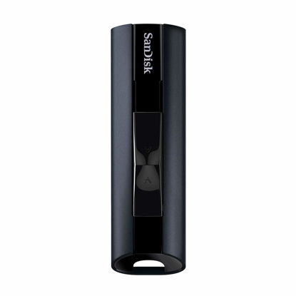 Picture of SanDisk 256GB Extreme PRO USB 3.2 Solid State Flash Drive - Up to 420MB/s, Durable Aluminum Metal Casting - SDCZ880-256G-GAM46,Black