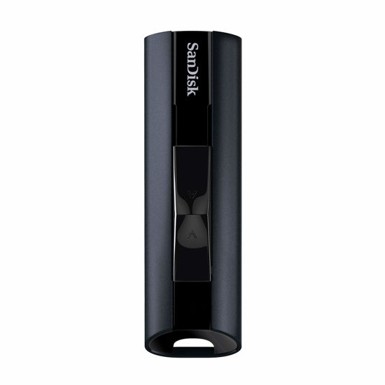 Picture of SanDisk 256GB Extreme PRO USB 3.2 Solid State Flash Drive - Up to 420MB/s, Durable Aluminum Metal Casting - SDCZ880-256G-GAM46,Black
