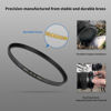 Picture of NESCL 58mm UV Protection Filter 30 Multi-Layer Coatings HD Optical Glass/Ultra-Slim Brass Frame/Low Reflection/Scratch Resistant Ultraviolet UV Filter for 58mm Camera Lens