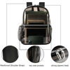 Picture of Neurora Clear Backpack Heavy Duty TPU Transparent Backpack for Sports,Work,Security Travel.(Black)