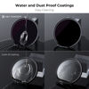 Picture of K&F Concept 72mm ND100000 ND Camera Lens Filter,16.6-Stops Fixed Neutral Density Filter with 28 Multi-Layer Coatings Waterproof & Scratch Resistant (Nano-X Series)
