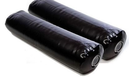 Picture of Sandbag Filler Bags Sand or Water - Universal Filler tubes can be filled with either Sand or Water - Two Pack of 25lb Fillers That Can Be Used with Sand or Water - 19" X 3" When Filled