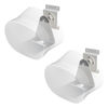 Picture of shinar Metal Wall Mount Compatible with Sonos Era 300 Swivels up to 360° / Tilts -70° / +70° Rotation Without Adjusting Screws Max. 12 kg (2-Pack, White)