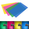 Picture of Andoer Pack of 9 30 x 20 cm Colour Films Gel Colour Filter, Transparent Coloured Film for Studio Photography Strobe Flash LED Light Headlight (Green)
