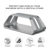 Picture of HumanCentric Vertical Laptop Stand for MacBook, Compatible with MacBook Pro Stand, MacBook Air Stand, Laptop Holder for Apple Laptop Desk Stand, Laptop Vertical Stand, MacBook Stand in Space Gray