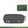 Picture of Lowepro GearUp Memory Wallet 20, Compact Memory Card Organizer for CF, XQD and SD Cards, SD Case with Dual Zipper Closure, Made with Recycled Fabrics, Grey