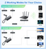 Picture of Starlink Ethernet Adapter for Starlink Rectangle Dish Satellite Internet V2, Starlink to RJ45 Gigabit Ethernet Adapter Fast & Stable Network Connection for Starlink Actuated Gen 2, Black