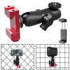 Picture of Aluminium Smartphone Fence Mount- Tennis Camera Fence Mount for iPhone & Android, Mevo Start and More Action Camera, Phone Camera Holder for Tennis & Pickleball Training,Tennis Training Equipment
