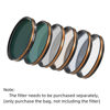 Picture of XCJSYP Fotorgear 67mm Phone Filter Storage Bag, Leather filter storage bag Clip On Filters Kit for Phone & Camera 67mm Adapter Ring, Phone Lens Clip Compatible with iPhone(Bag Only)