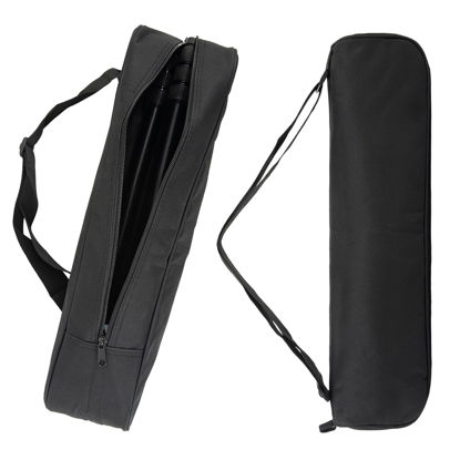 Picture of ANEETAFAN Tripod Carrying Case Bag With Shoulder Straps - 17 Inch Durable With Padded, Black Portable Folding Camera Tripod Photography Carry Bag Lights Microphone Stands Bag