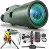 Picture of Monocular Telescope 12X56 ED Outdoor Telescope with Smartphone Adapter for Stargazing, Birdwatching, Hunting, Dust-Proof, Waterproof Monocular for adults with Phone Holder and Metal Tripod By hd360pro