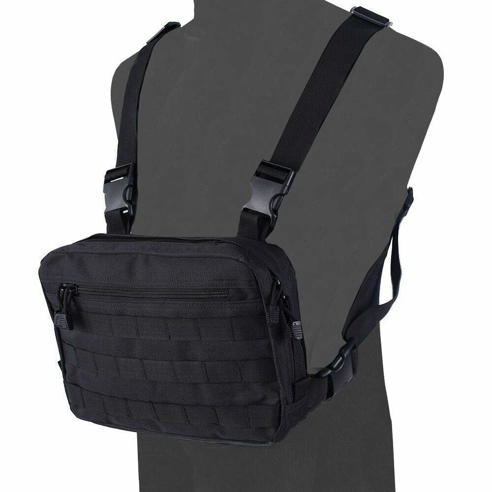 GetUSCart- abcGoodefg Tactical Chest Rig Molle Radio Chest Harness ...