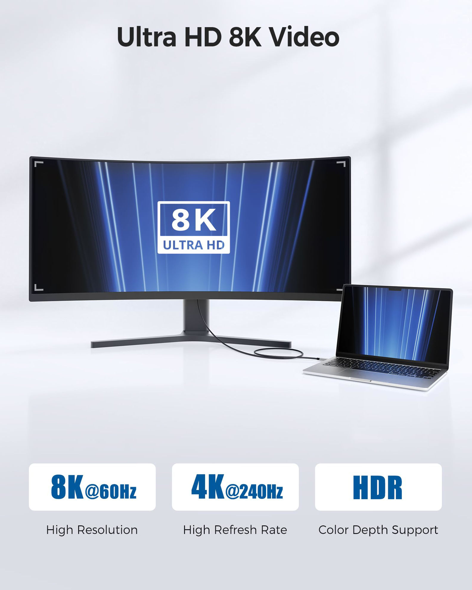 GetUSCart- Cable Matters [Intel Certified] Braided 40Gbps Thunderbolt 4 ...