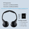 Picture of SAHARIE IR Headphones for Car DVD,Universal Infrared Headphones,2 Channel Car Headphones Wireless for Honda Odyssey Rear Entertainment System(2 Pack)