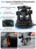 Picture of Kolasels Tablet Holder Mount for Car [Latest Anti-Shake] Dashboard Windshield Sunroof Tablet Stand for Truck/Car/Picku/Van, Heavy Duty Metal Tablet Mount for 4-12.9" iPad Pro Air Mini, Z Fold, iPhone