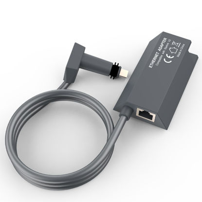 Picture of Starlink Ethernet Adapter V2 Gen2,Generic Starlink Ethernet Adapter Satellite Internet V2,Stable Connectivity,Star Link Ethernet Adapter for Rectangle Dish Wired External Network