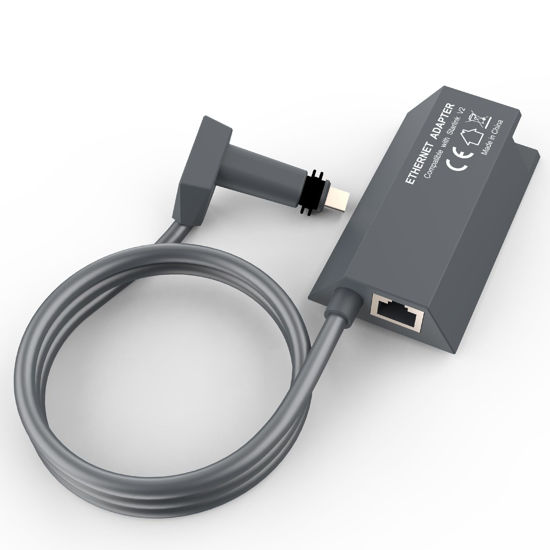 Picture of Starlink Ethernet Adapter V2 Gen2,Generic Starlink Ethernet Adapter Satellite Internet V2,Stable Connectivity,Star Link Ethernet Adapter for Rectangle Dish Wired External Network