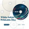 Picture of Piodata DVD-R 4.7GB 16X Moisture Resistant White Inkjet Hub Printable - 100 Disc Cake Box Spindle