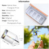 Picture of QFkris 12PCS Optical Glass Triangular Prism,50mm/2inch Crystal Equilateral Prisms Set for Teaching Light Spectrum Physics Photo Photography