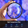 Picture of NEEWER 67mm Kaleidoscope Prism Lens Filter, Photography Prism Crystal Glass Effect Filter with Multi Refraction and Variable Number of Photographic Subjects