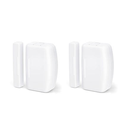 Picture of THIRDREALITY Zigbee Contact Sensor 2 Pack,Door and Window Monitor, Home Automation,Works with Home Assistant,SmartThings,Aeotec,Homey,Hubitat or Echo Devices with Build-in Zigbee Hub,hub Required