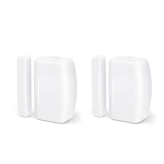 Picture of THIRDREALITY Zigbee Contact Sensor 2 Pack,Door and Window Monitor, Home Automation,Works with Home Assistant,SmartThings,Aeotec,Homey,Hubitat or Echo Devices with Build-in Zigbee Hub,hub Required