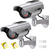 Picture of AlfaView Solar Powered Bullet Dummy Fake Surveillance Camera Security CCTV Dome Camera with LED Flashing Light for Outdoor/Indoor,Home/Business
