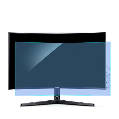 Picture of Anti Glare Screen Protector Filter for 31.5 Inch /32 Inch Monitor, Anti Blue Light Film for Straight/Curved Monitor, Relieve Eye Strain, No Bubbles (32 inch （L*W 27.87 * 15.75 inch）)