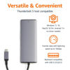 Picture of Amazon Basics 6-in-1 USB-C 3.2 (10G) Hub, 1 USB-C 100W PD Input, 2 USB-A, 1 USB-C, HDMI 4K, Ethernet, Light Grey, 11.94 x 4.6 x 1.5cm