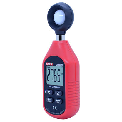 Picture of UNI-T UT383BT Digital Illuminance Light Meter Tester Lux Meter 0~199,900 Lux (0~18,500 FC) Foot Candles Luxmeter for Film Photography Plants Photometer Lighting Intensity Brightness Measurement