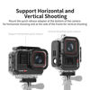 Picture of debous Dive Case compatible with Insta 360 Ace Pro, Waterproof Housing, 60m Depth Rating, Horizontal-Vertical Quick Release Mount, Relese Mount Screen Protector Included